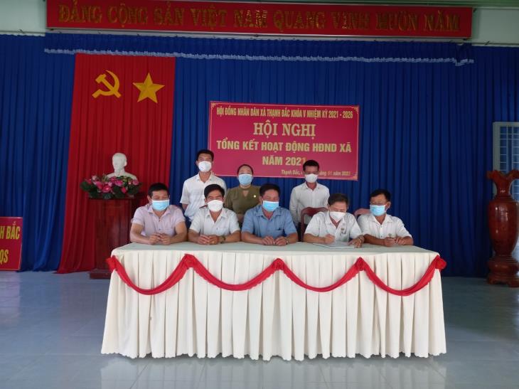HĐND xã Thạnh Bắc huyện Tân Biên: Tổ chức Hội nghị tổng kết hoạt động HĐND xã năm 2021